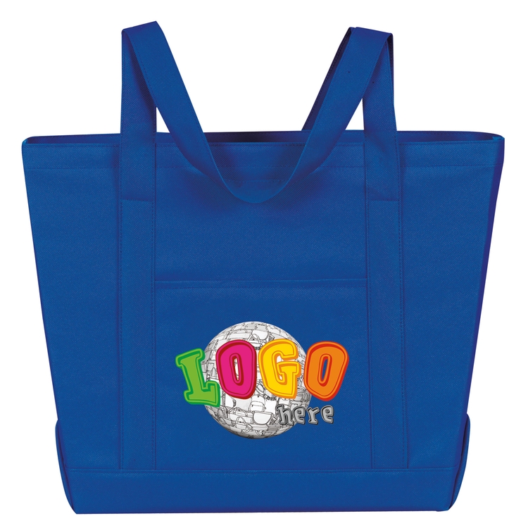 Solid Color Boat Tote Bag 2