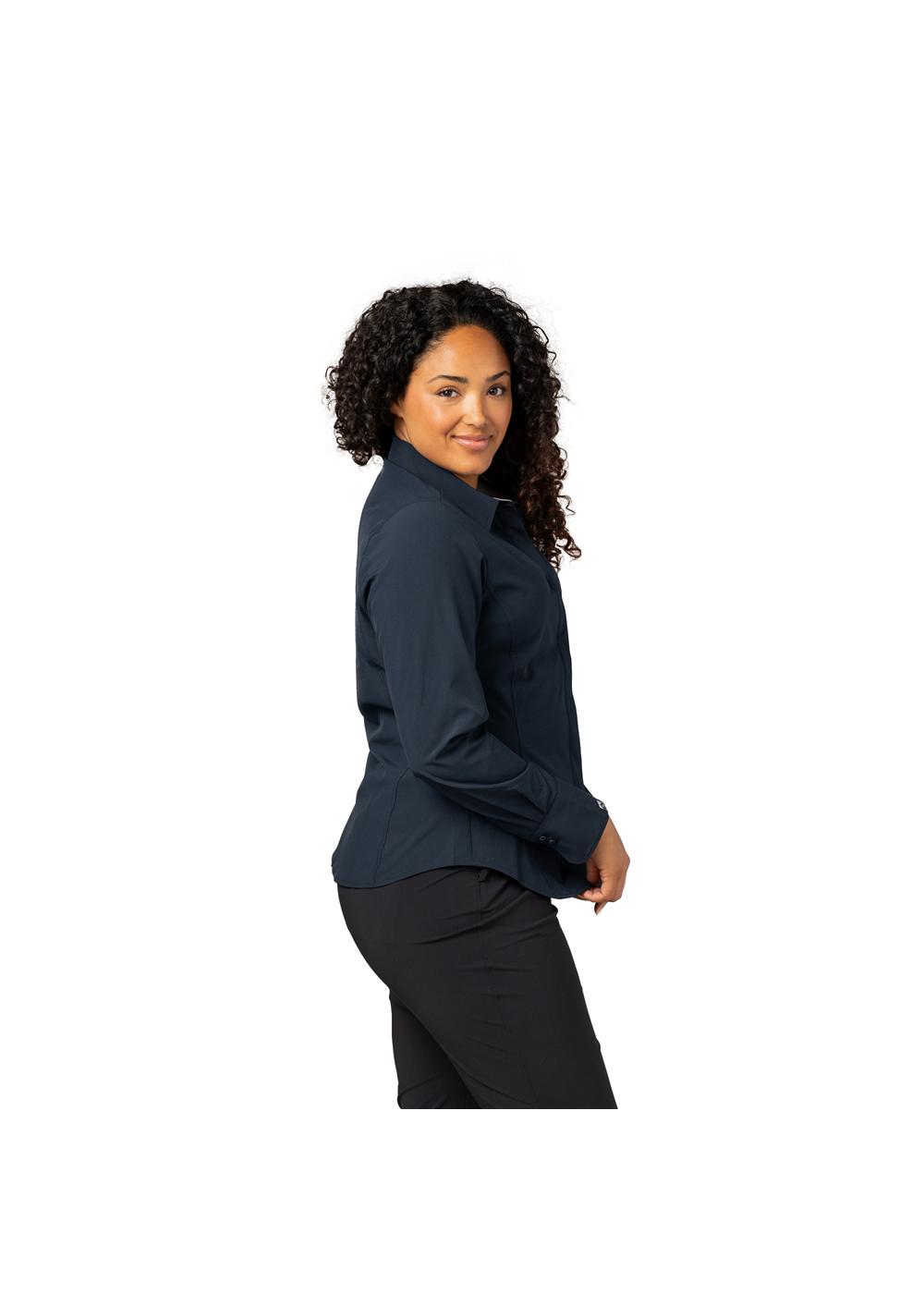 Storm Creek Women's Executive 4-Way Stretch Solid Button Up