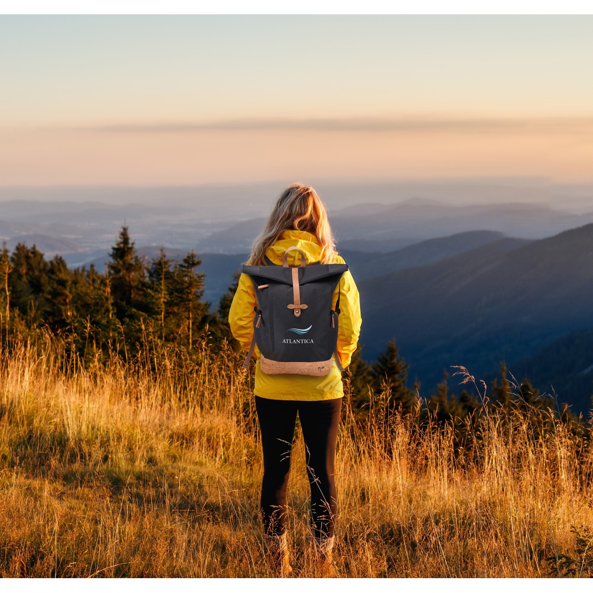 EarthTrendz™ rPET Rolltop Backpack 27