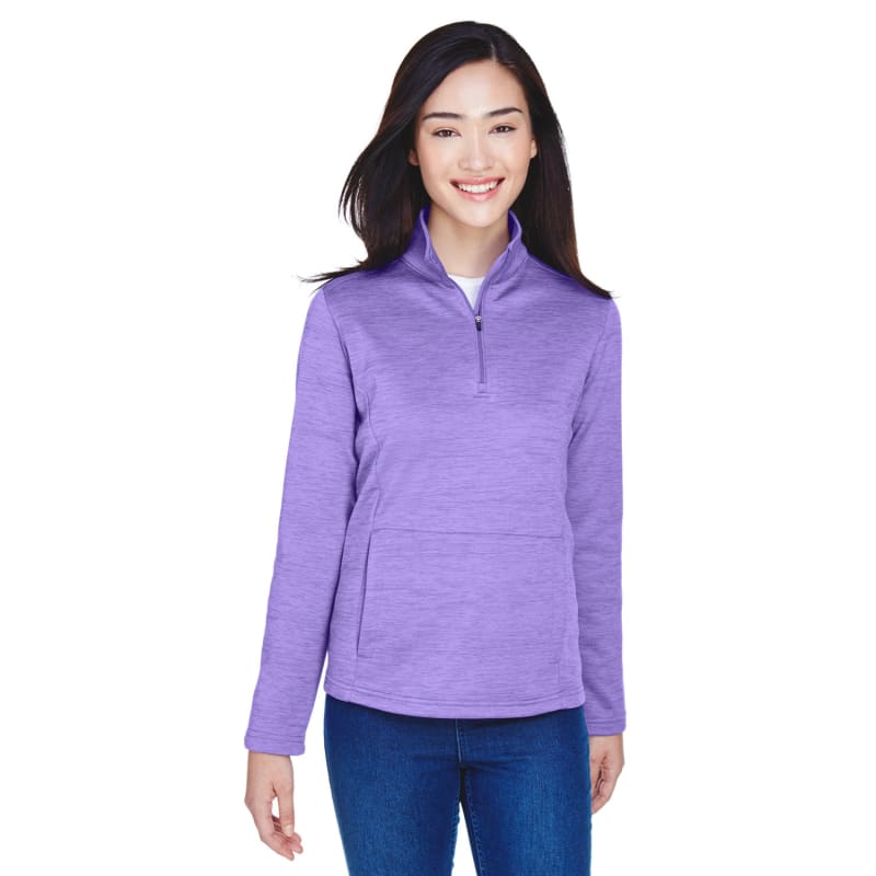 Devon & Jones Ladies' Newbury Mélange Fleece Quarter-Zip 13