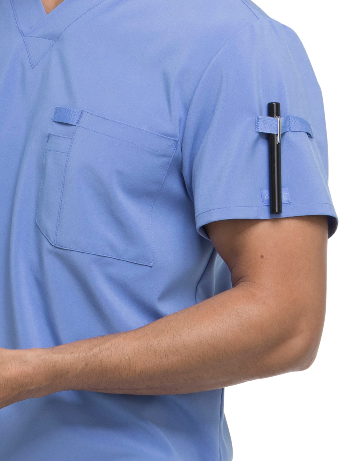 Dickies Medical - EDS Essentials - Men's 2-Pocket Tuckable V-Neck Top 2