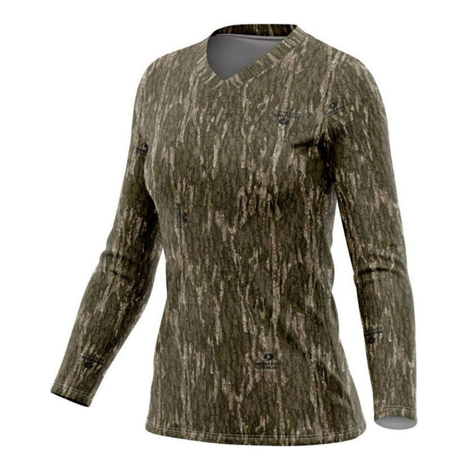 Mossy Oak® Women's 4.4 oz. Polyester Interlock Long Sleeve T-Shirt 5
