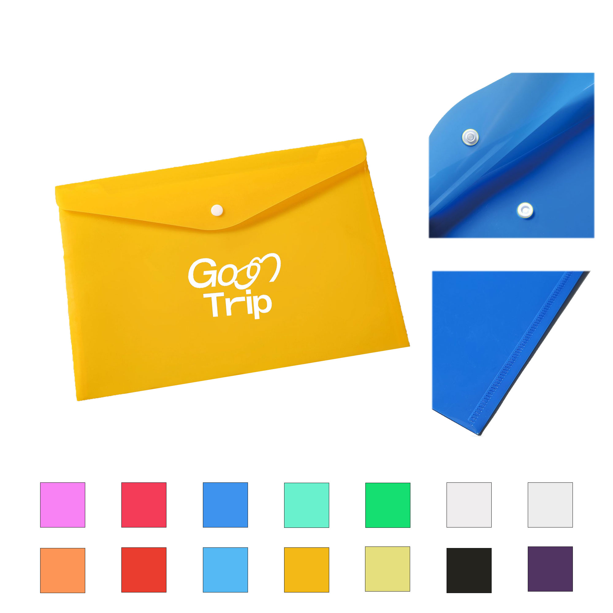 Snap Button Document Envelope 2