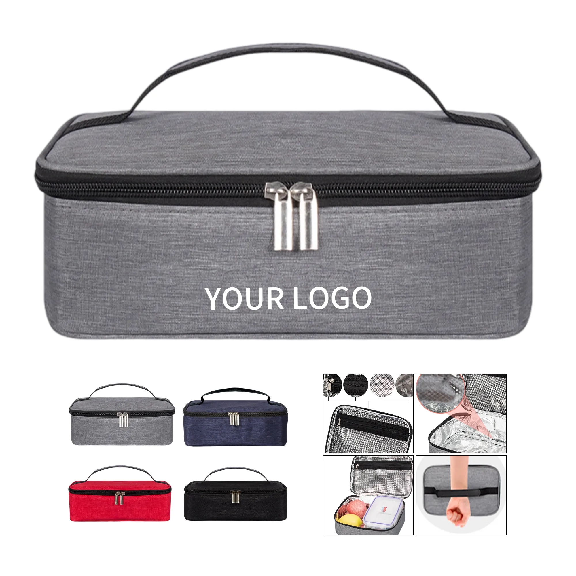 MOQ 20 Compact Oxford Insulated Lunch Bag 1