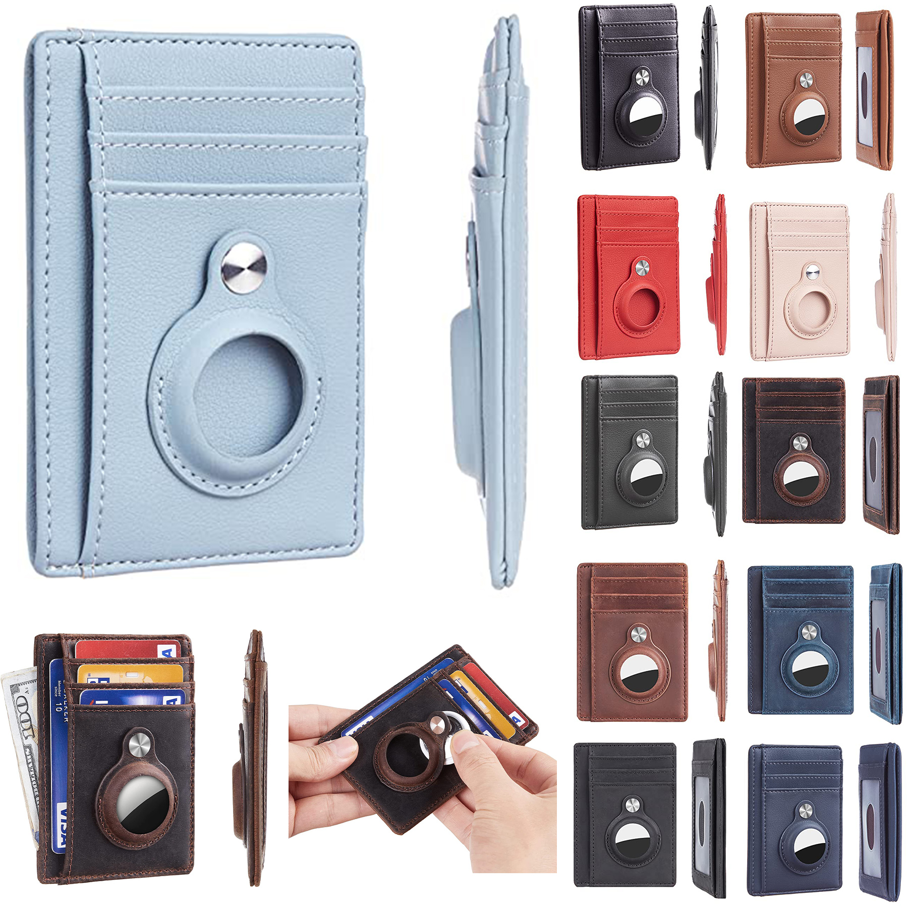 Slim Minimalist Front Pocket Wallet 2