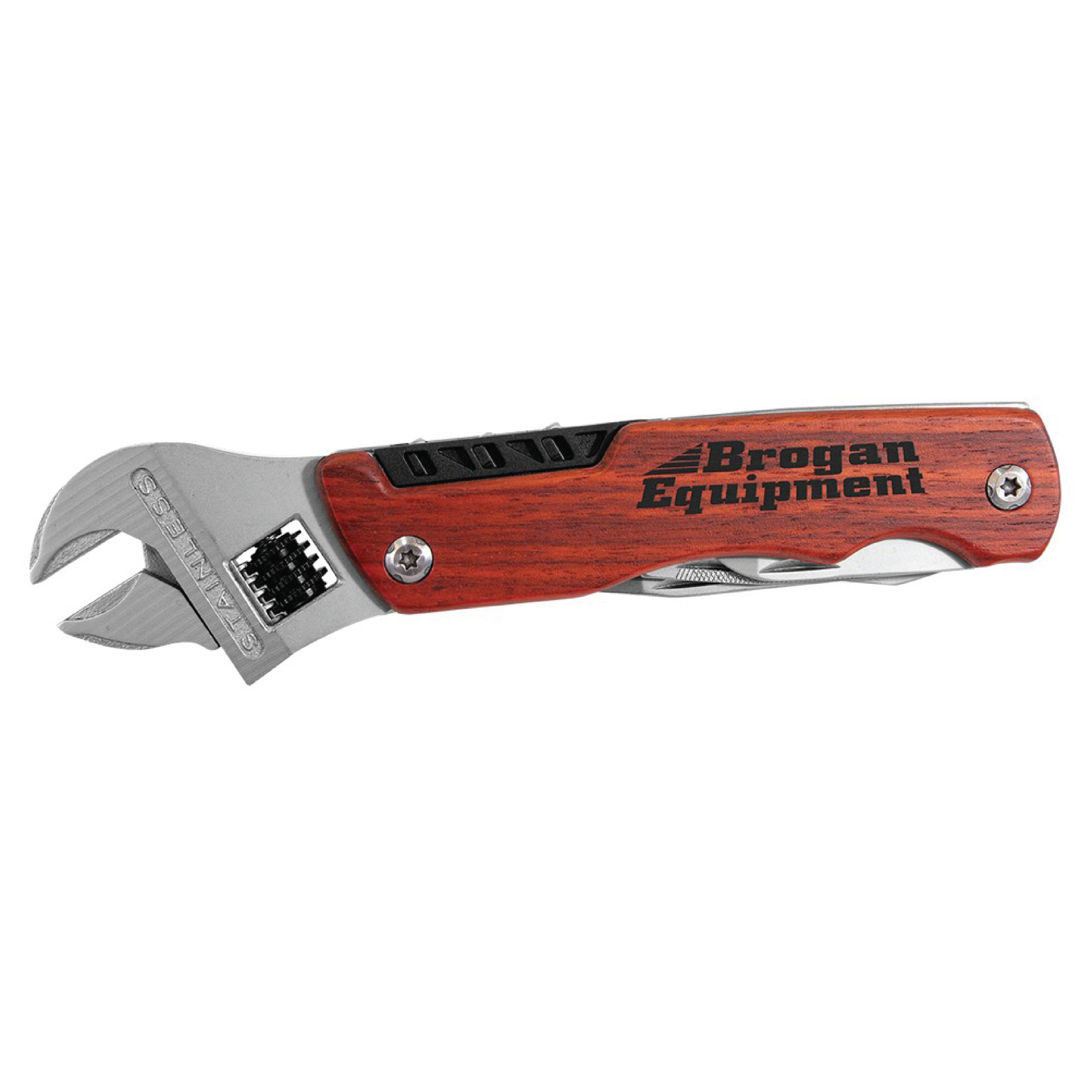 6 1/2" Wrench Multi-Tool with Wood Handle/Bag
