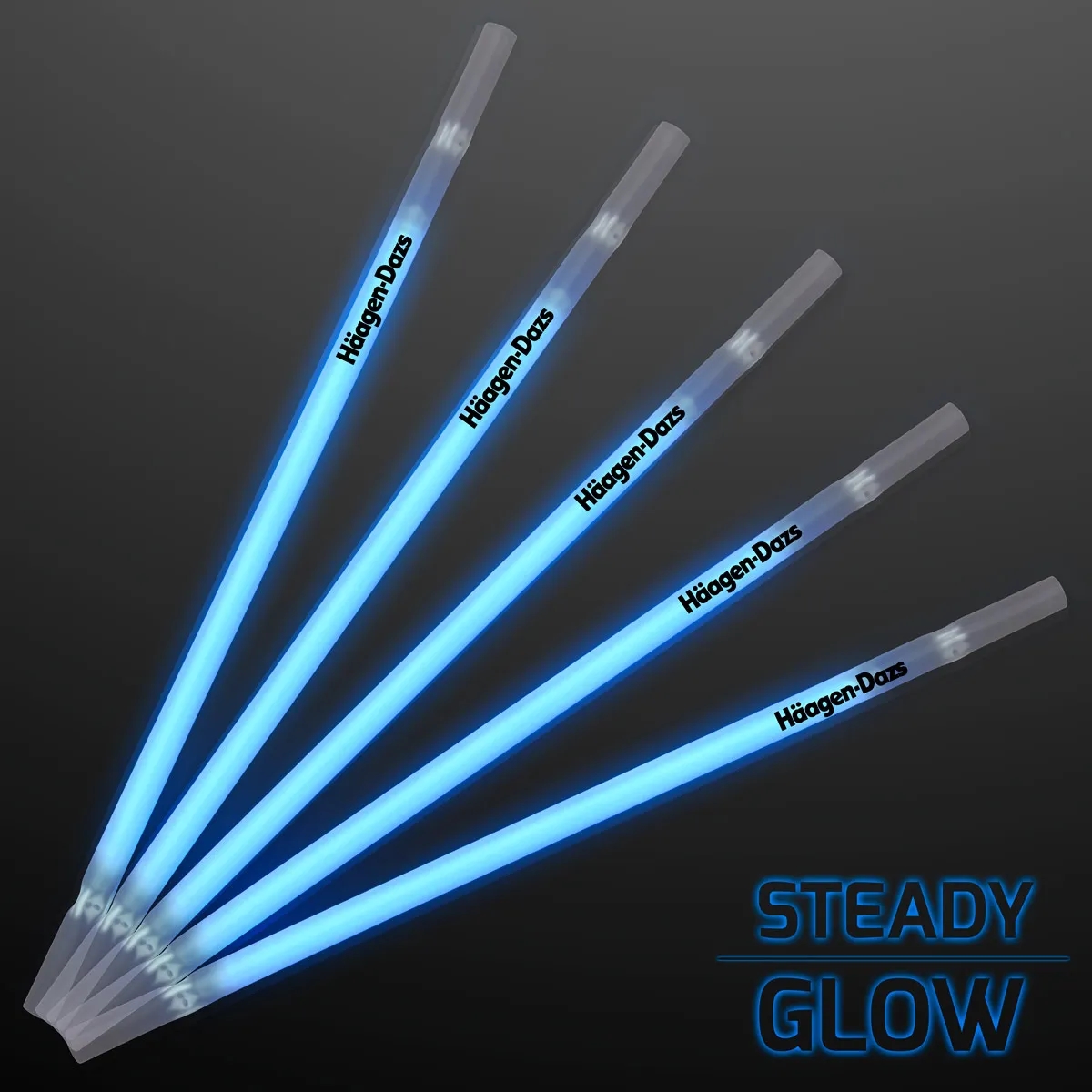 Glow Party Straws for Light Drinks 12