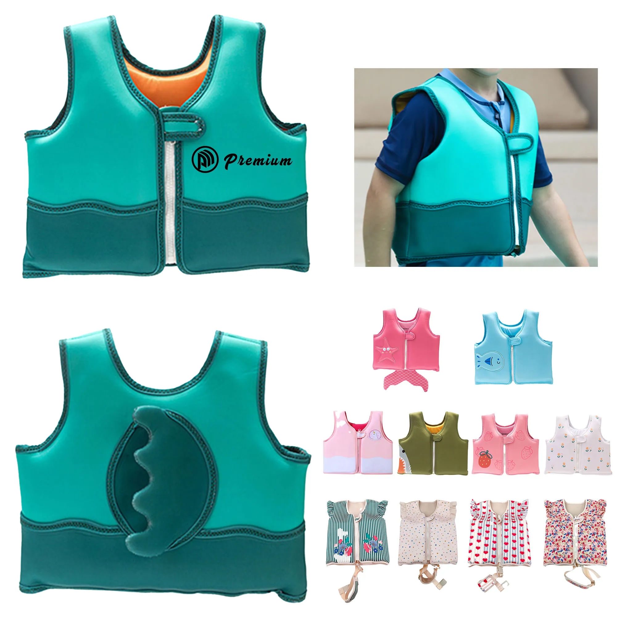 Inflatable Kid Swim Vest 6