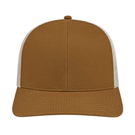 Cap America Poly/Cotton Trucker Mesh Back Cap 375