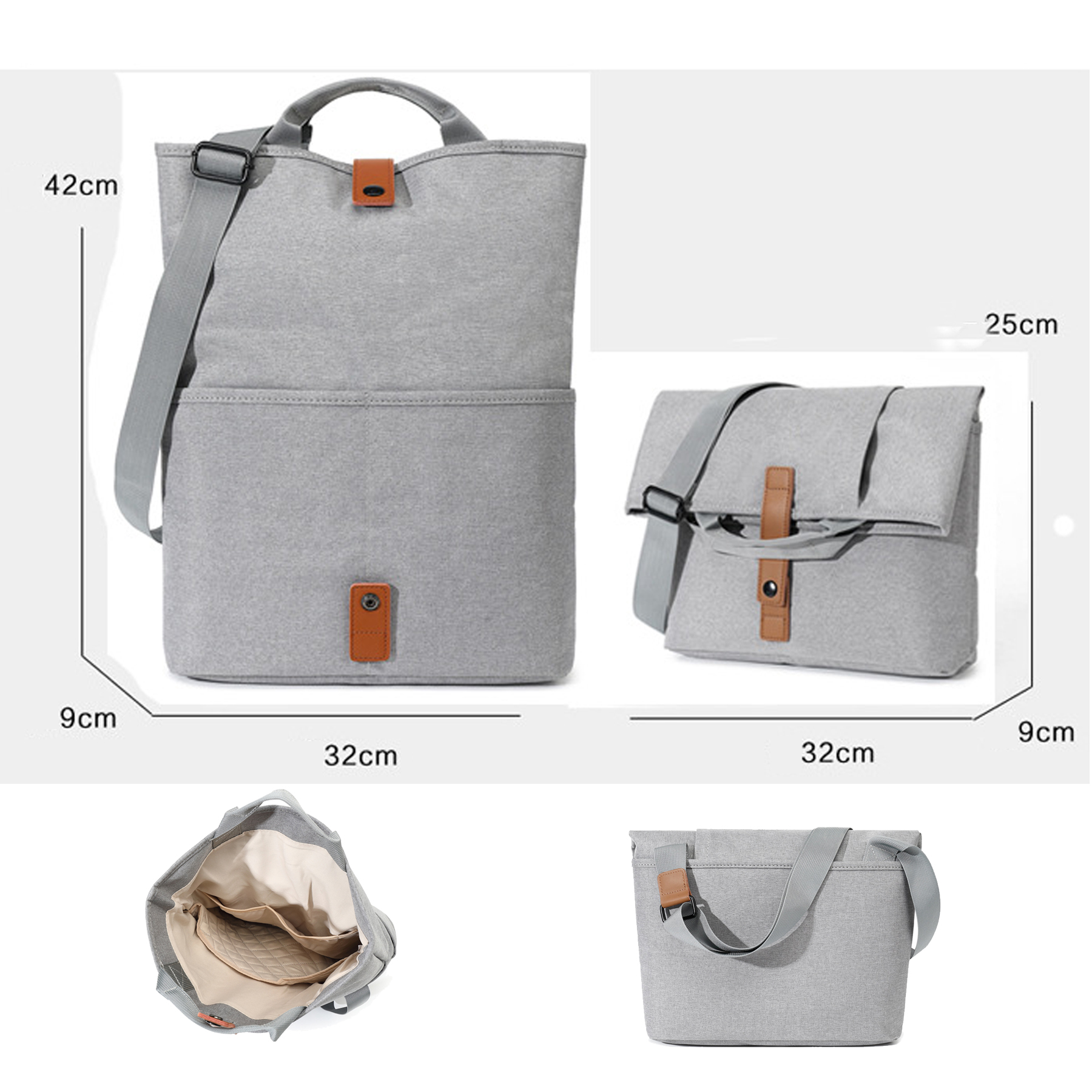 Crossbody Briefcase Business Bag 3