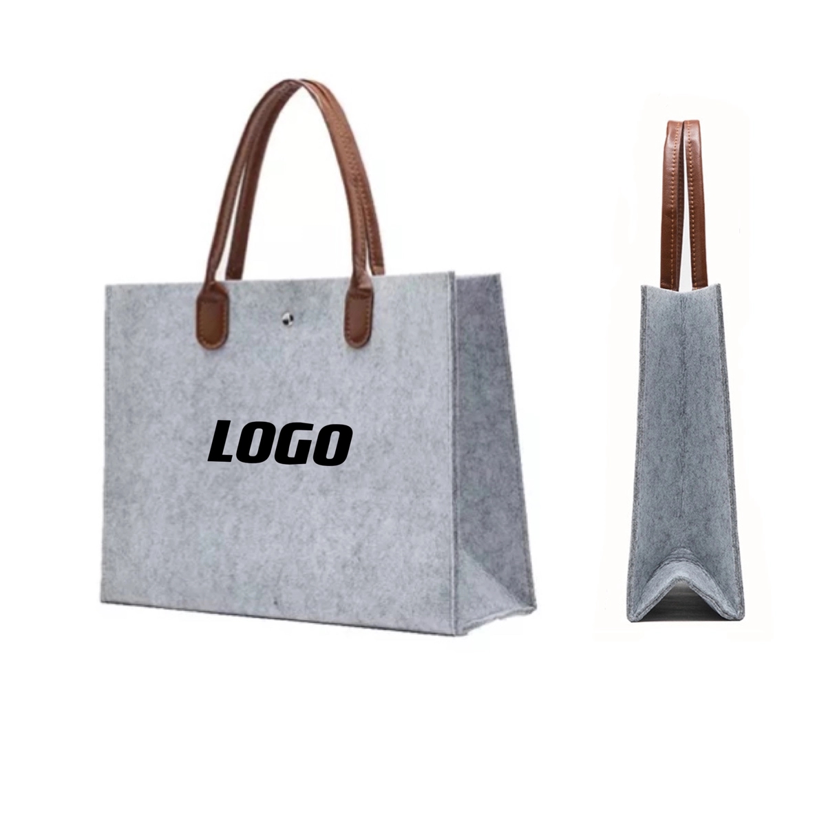 Felt Tote Bag, custom tote bag with logo imprint 2