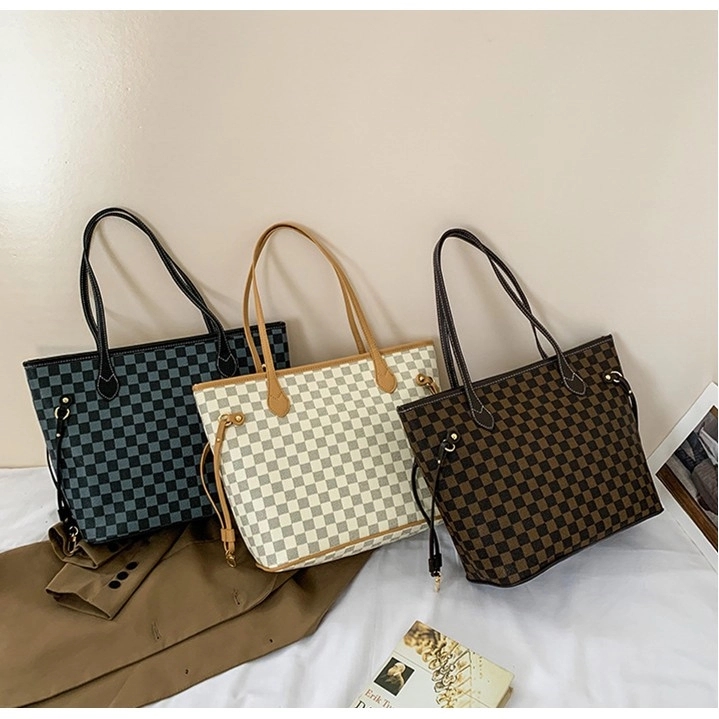 Plaid Tote Bag, custom tote bag with logo imprint 2