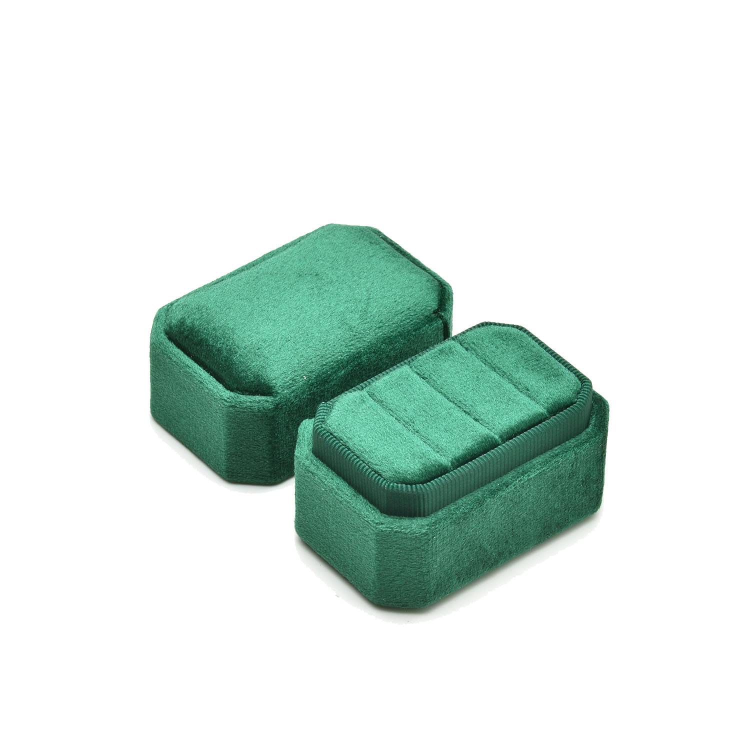 Compatc Portable Soft Velvet Ring Box w/ Large Capacity 7