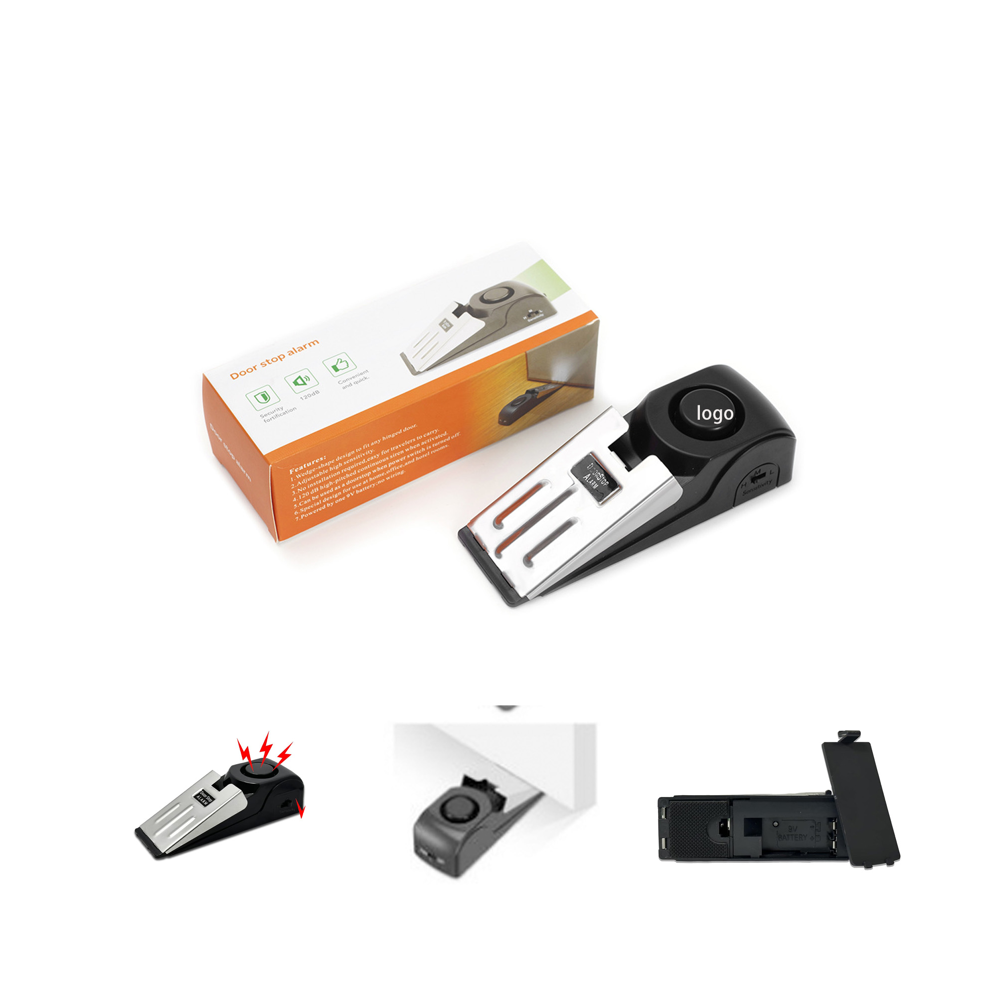 120dB Door Stop Alarm 2