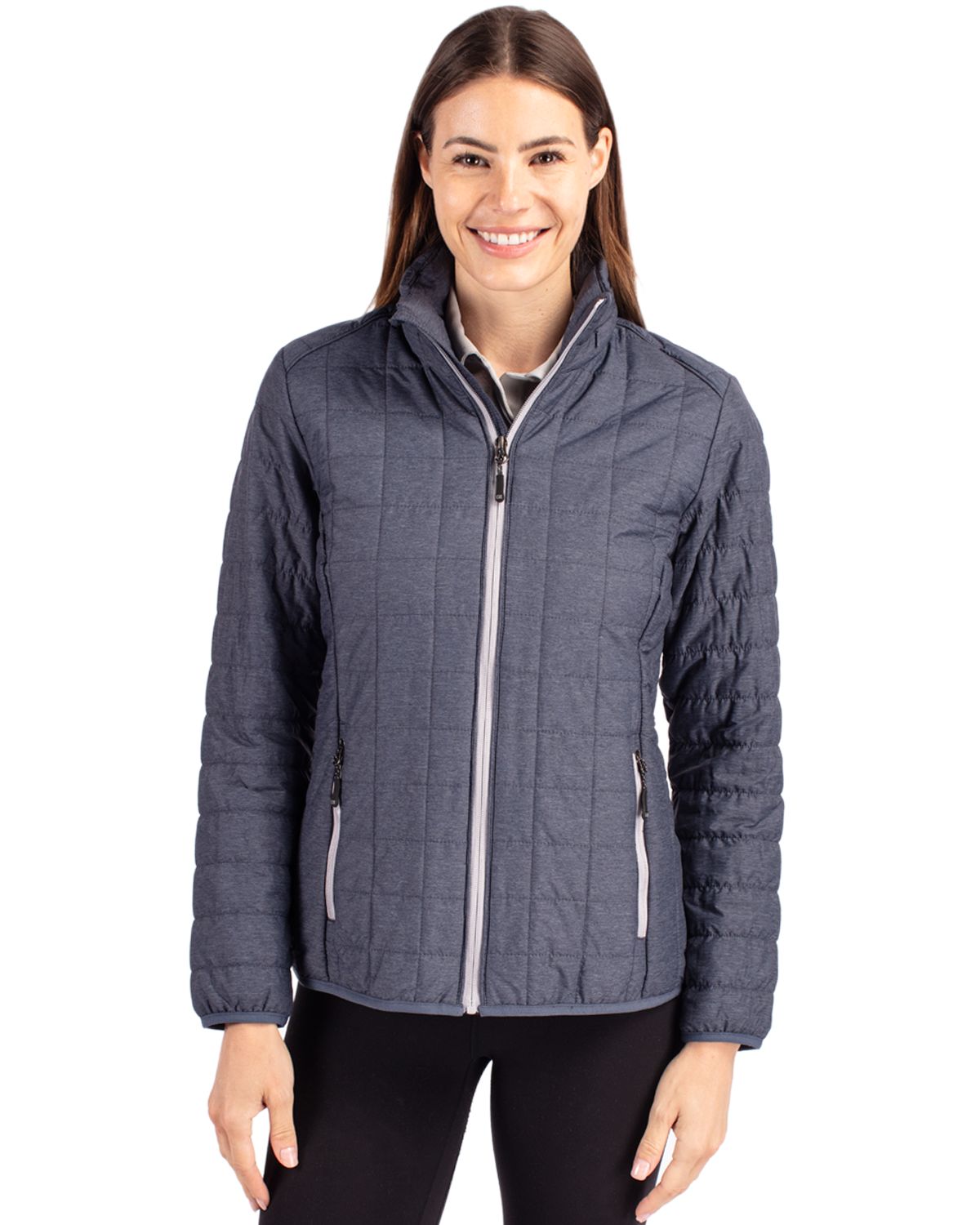 Rainier PrimaLoft Womens Eco Insulated Full Zip Puffer Jacket