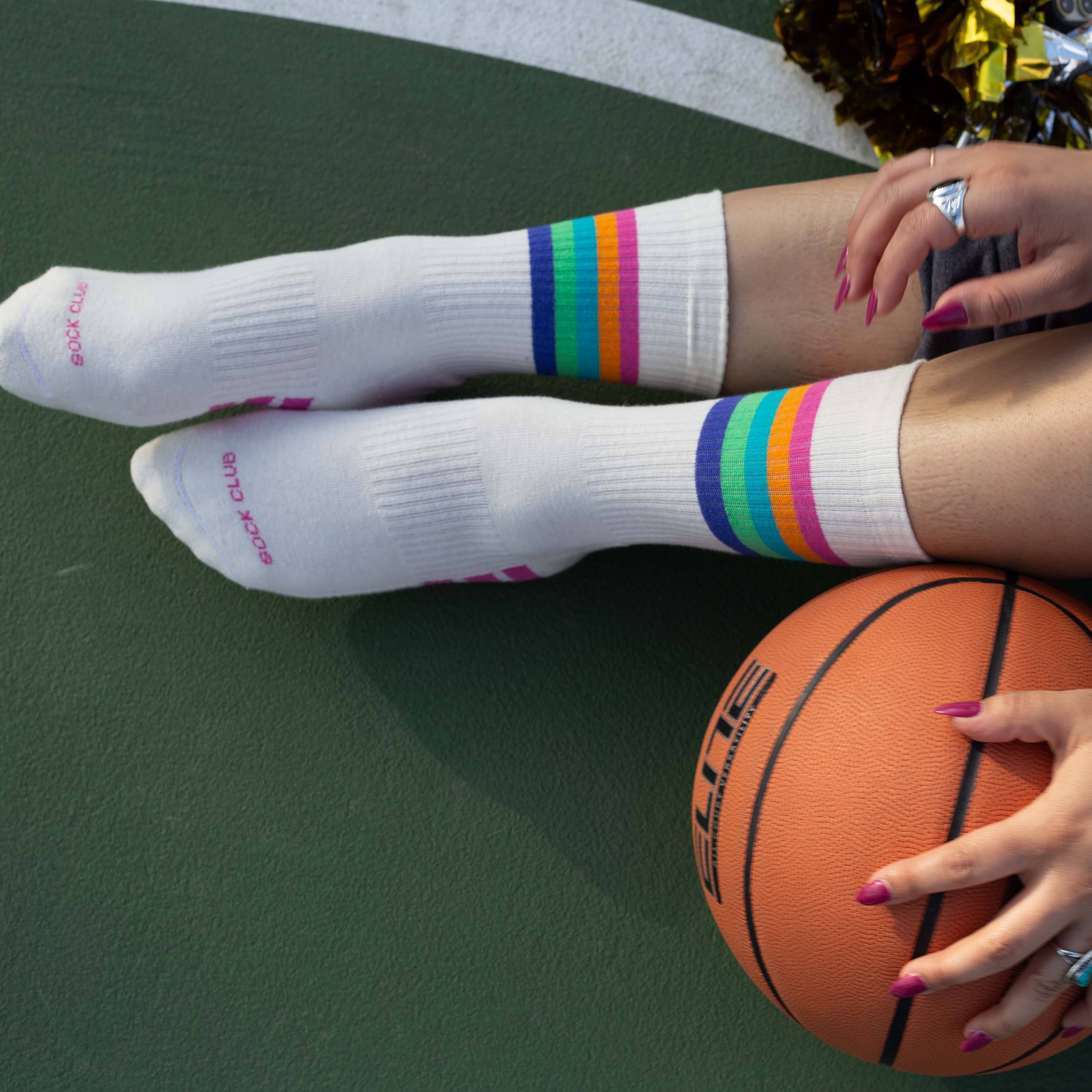 Regular Basketball Socks - Jump and Pivot with Cushioned Support - American Made 1