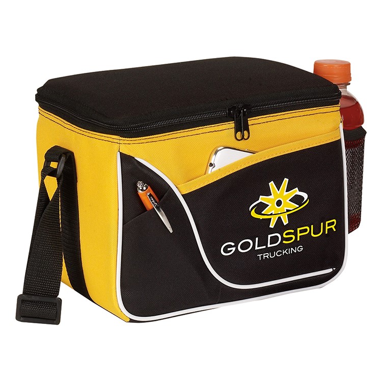 Wavy Two-Tone Insulated 6 Pack Cooler 2