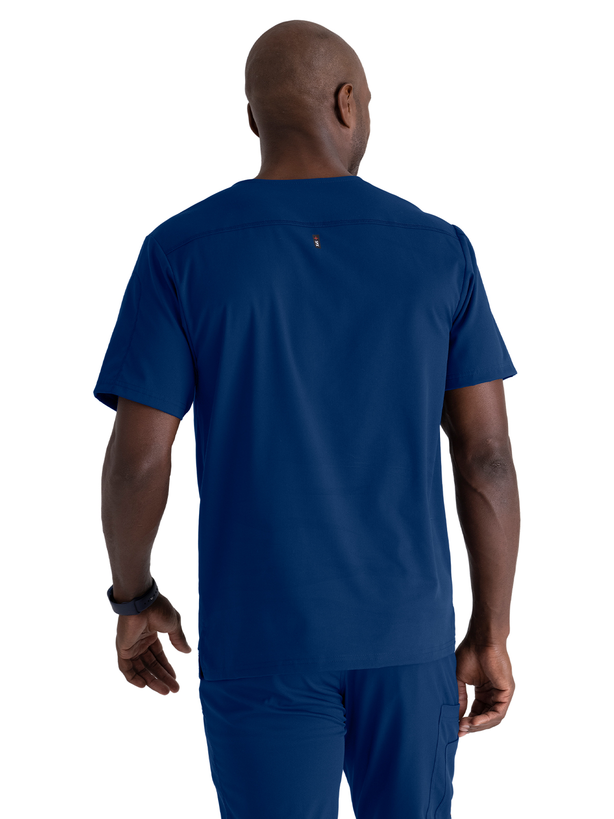 Grey's Anatomy Spandex Stretch - Men's Two-Pocket V-Neck Murphy Scrub Top 38