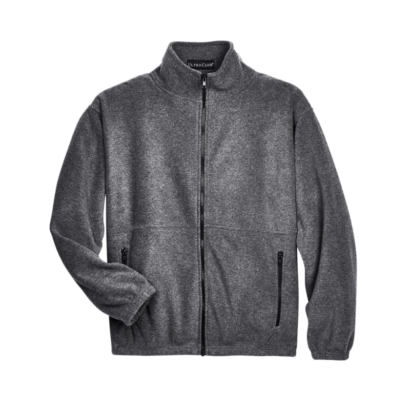 UltraClub Mens Iceberg Fleece Full-Zip Jacket 2