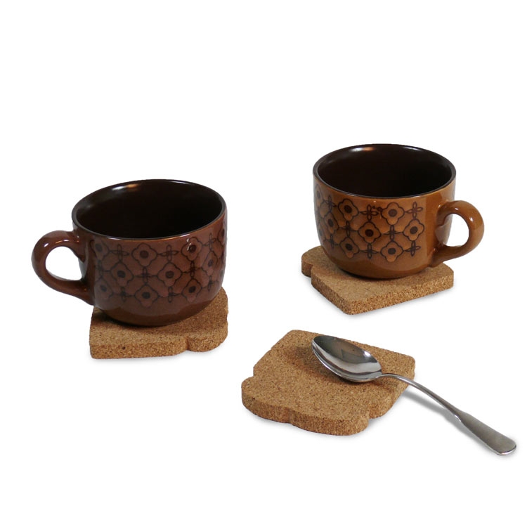 1/2" CORK TOASTER COASTER 8 PACK