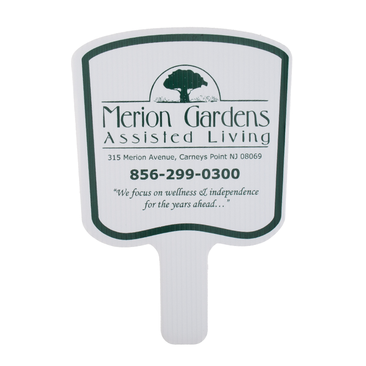 Bread Shape Hand Fan, Screen Printed 9