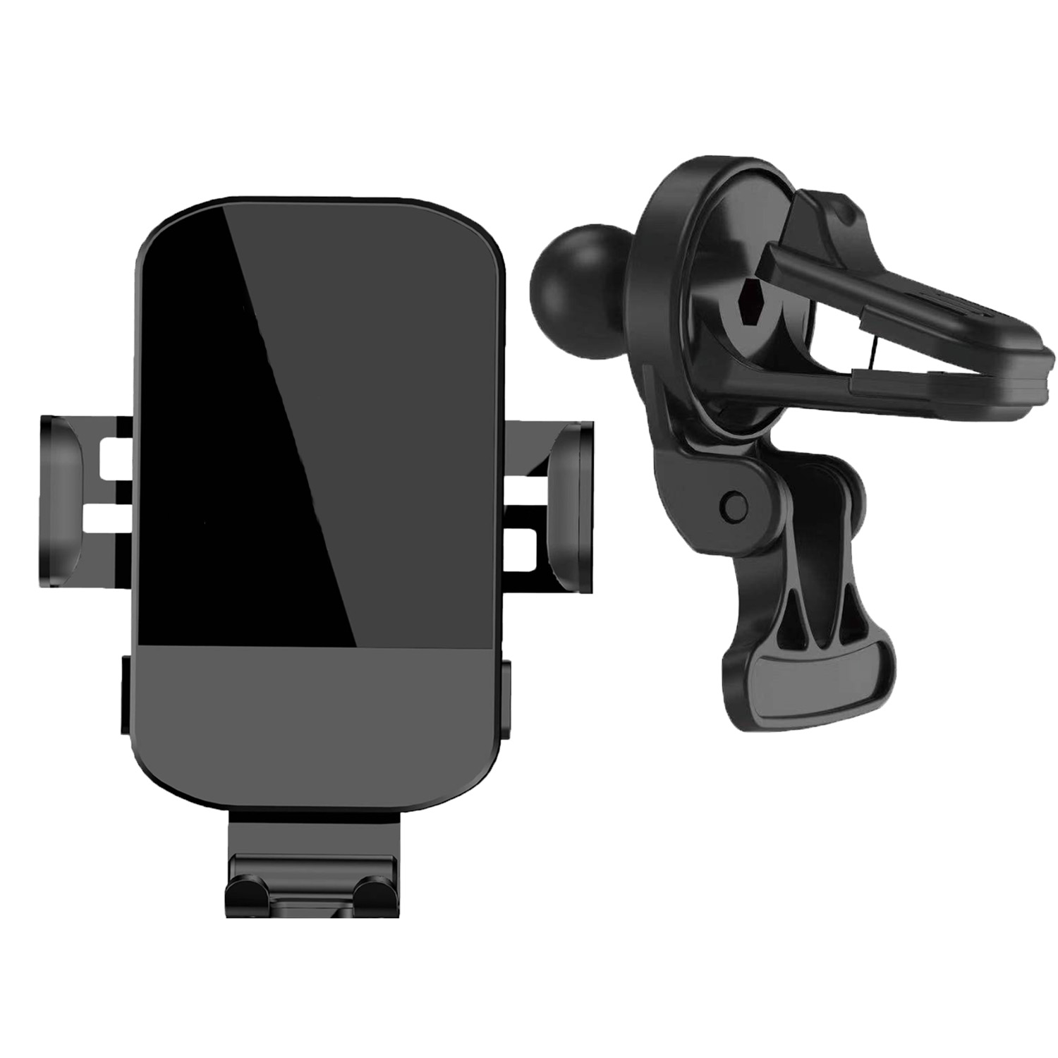15W Automatic Lock Fast Charge Car Vent Cell Phone Holder 2