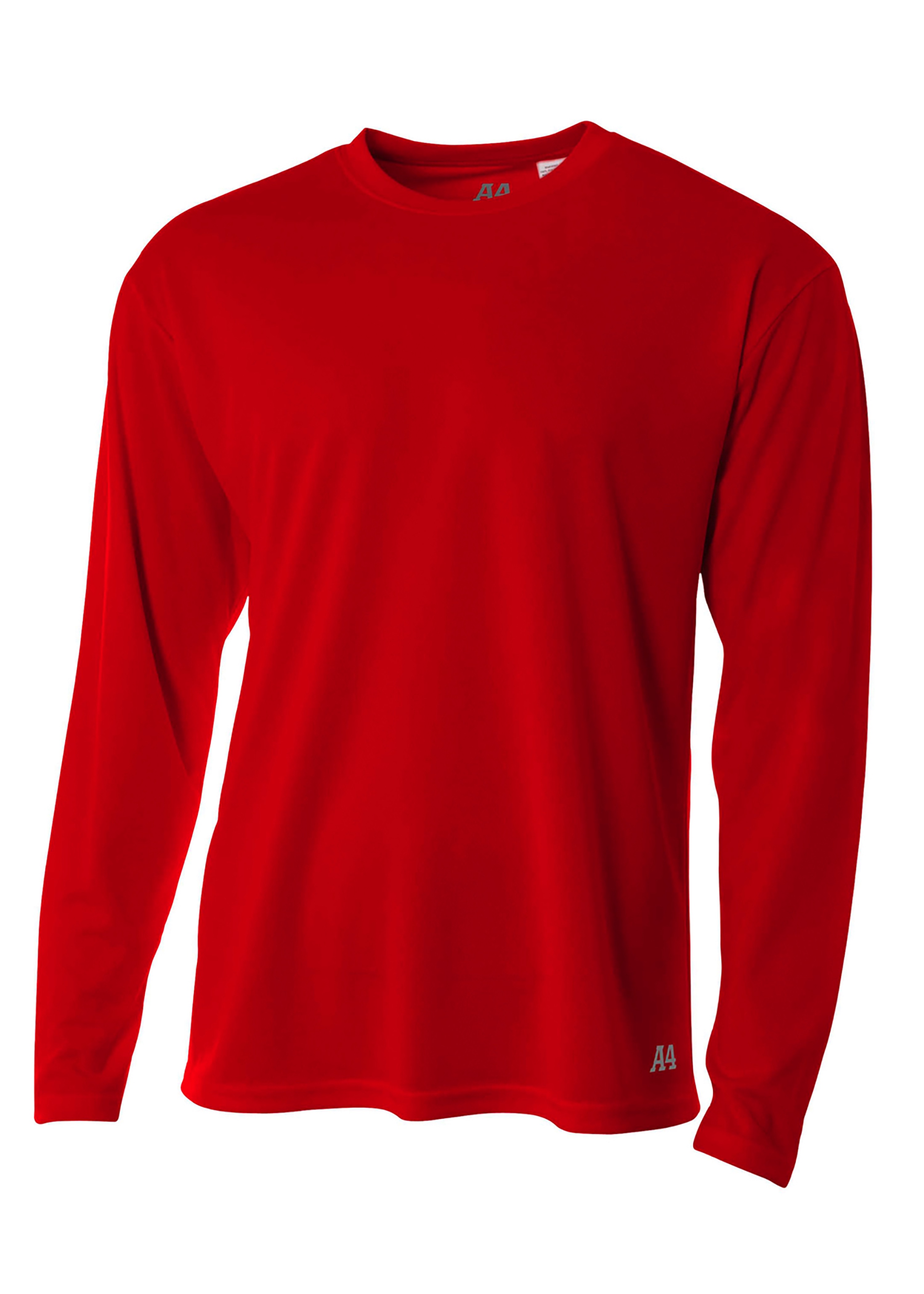 A4 Long Sleeve Birds-Eye Mesh Crew 5