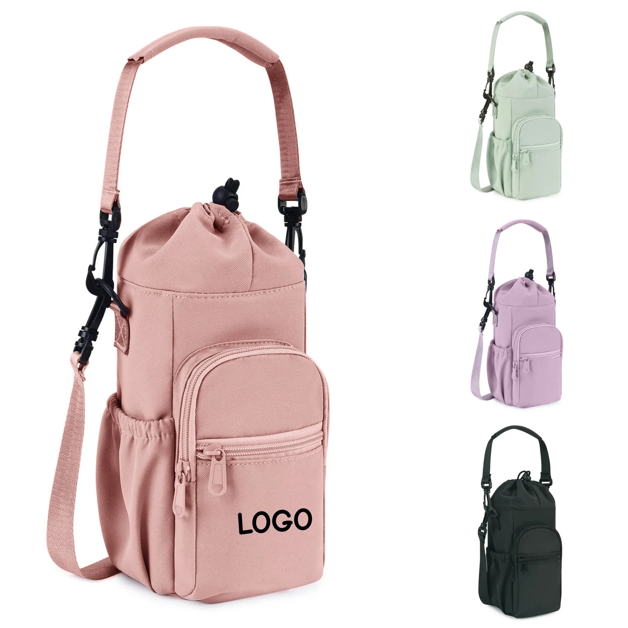 Crossbody Water Bottle Holder Sling Bag Strap