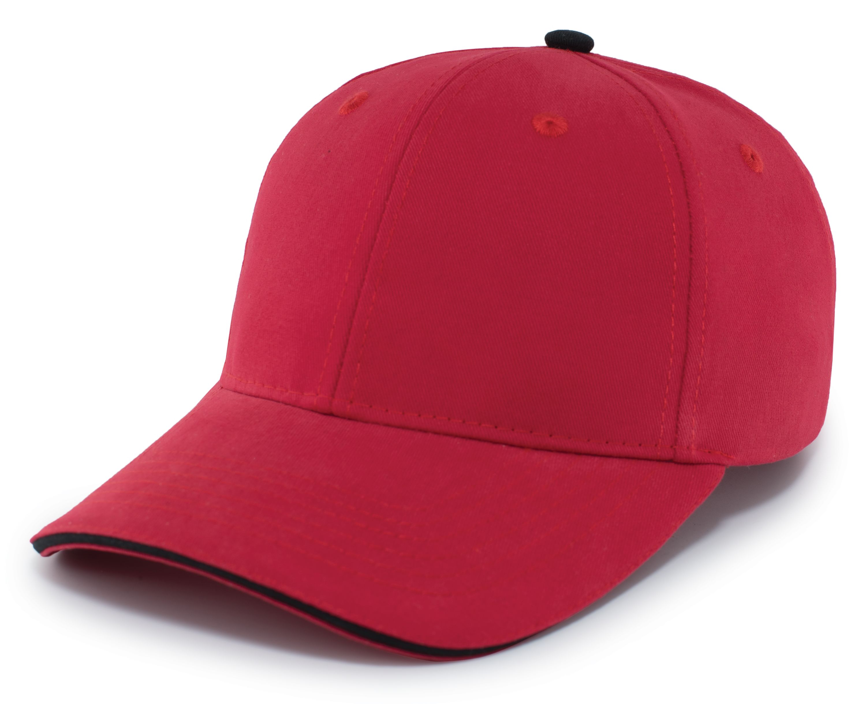 Brushed Twill Cap With Sandwich Bill 3