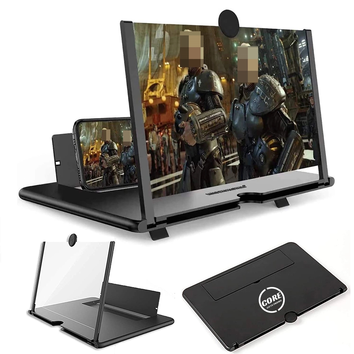 Screen Magnifier Stand 14 Inch 3D Foldable Amplifier 4