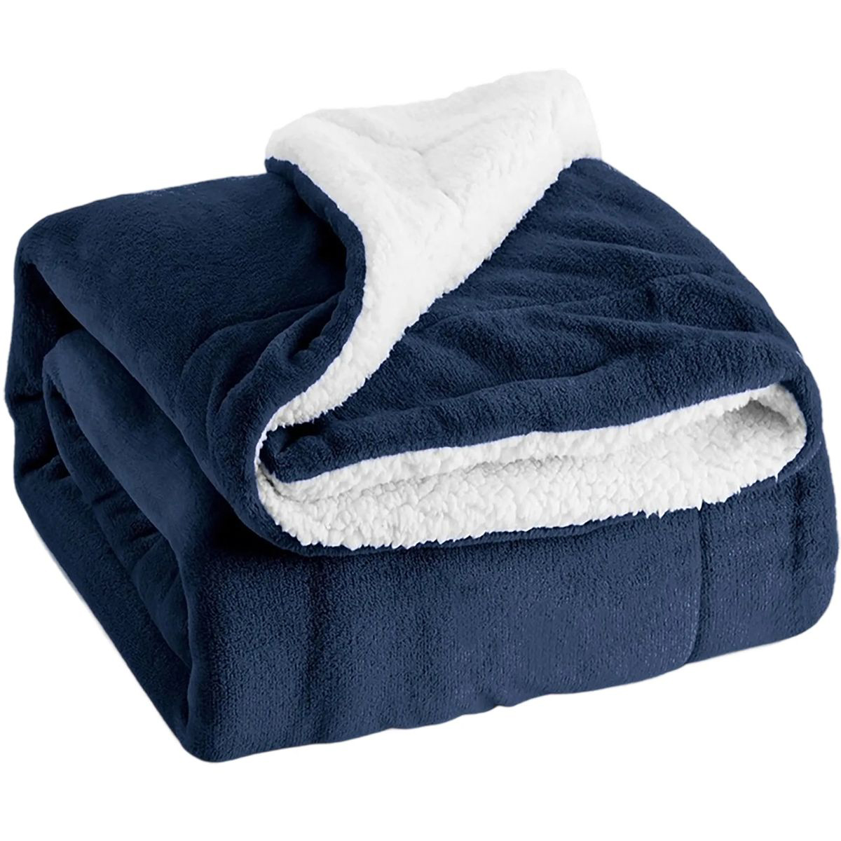 Warm Sherpa Fleece Blanket 50x60 Inch for Bedroom 3