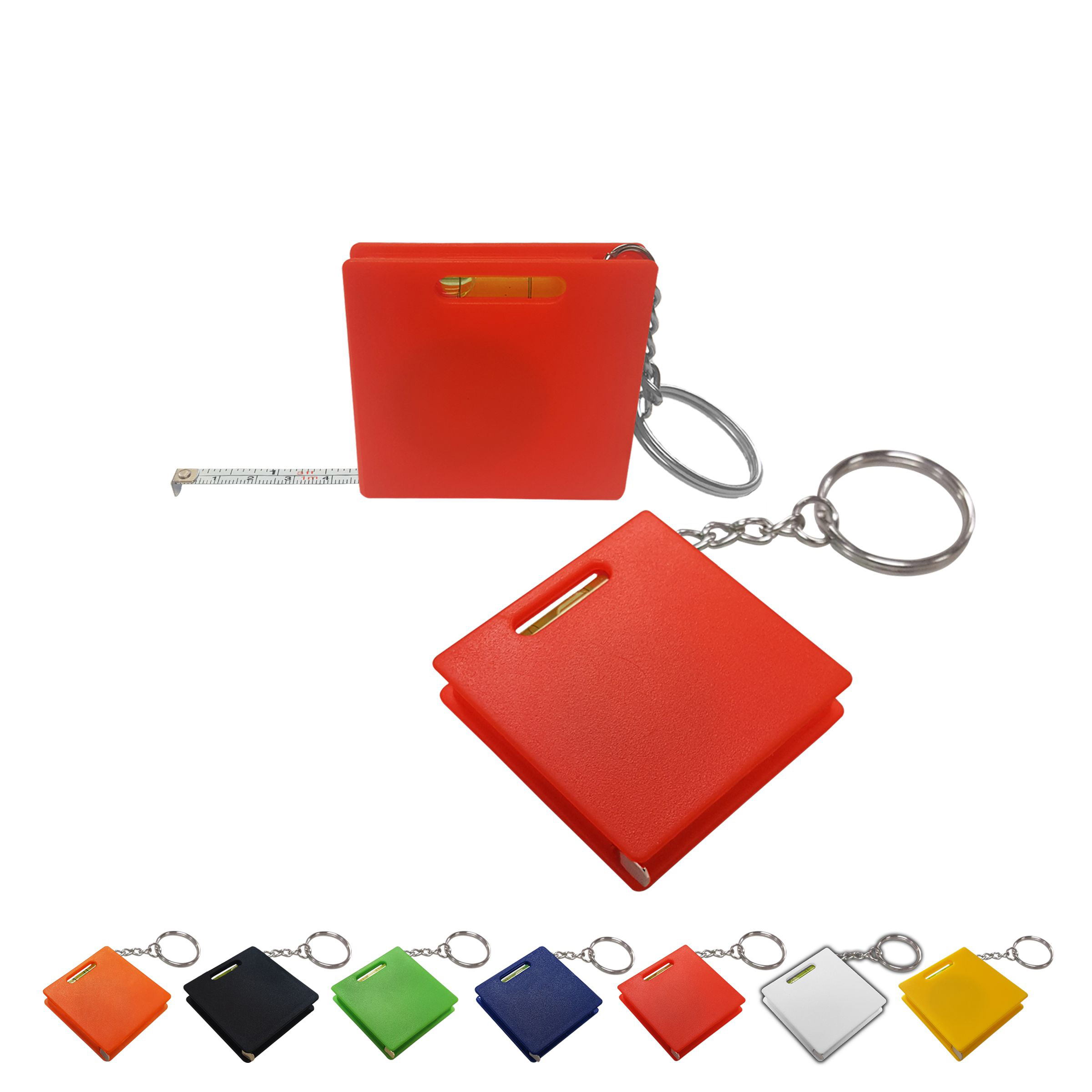 Measuring Tape Keychain With Level - Measures 1 Meter or 39 inches 7