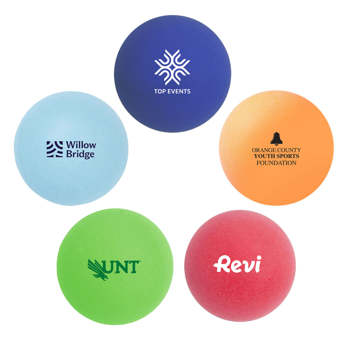 40mm Color Ping Pong Balls