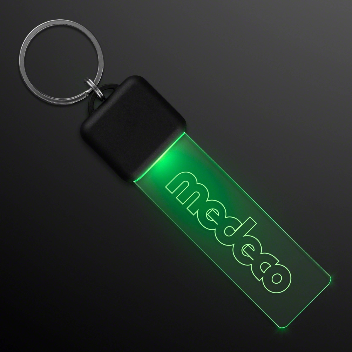 Laser Engraved - Light Up Keychain 1
