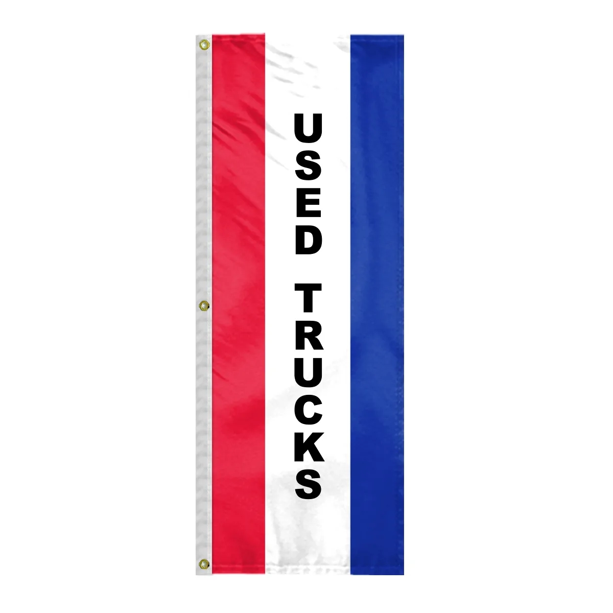 8' x 28" (3) Sewn Stripes Vertical Message Flag 8