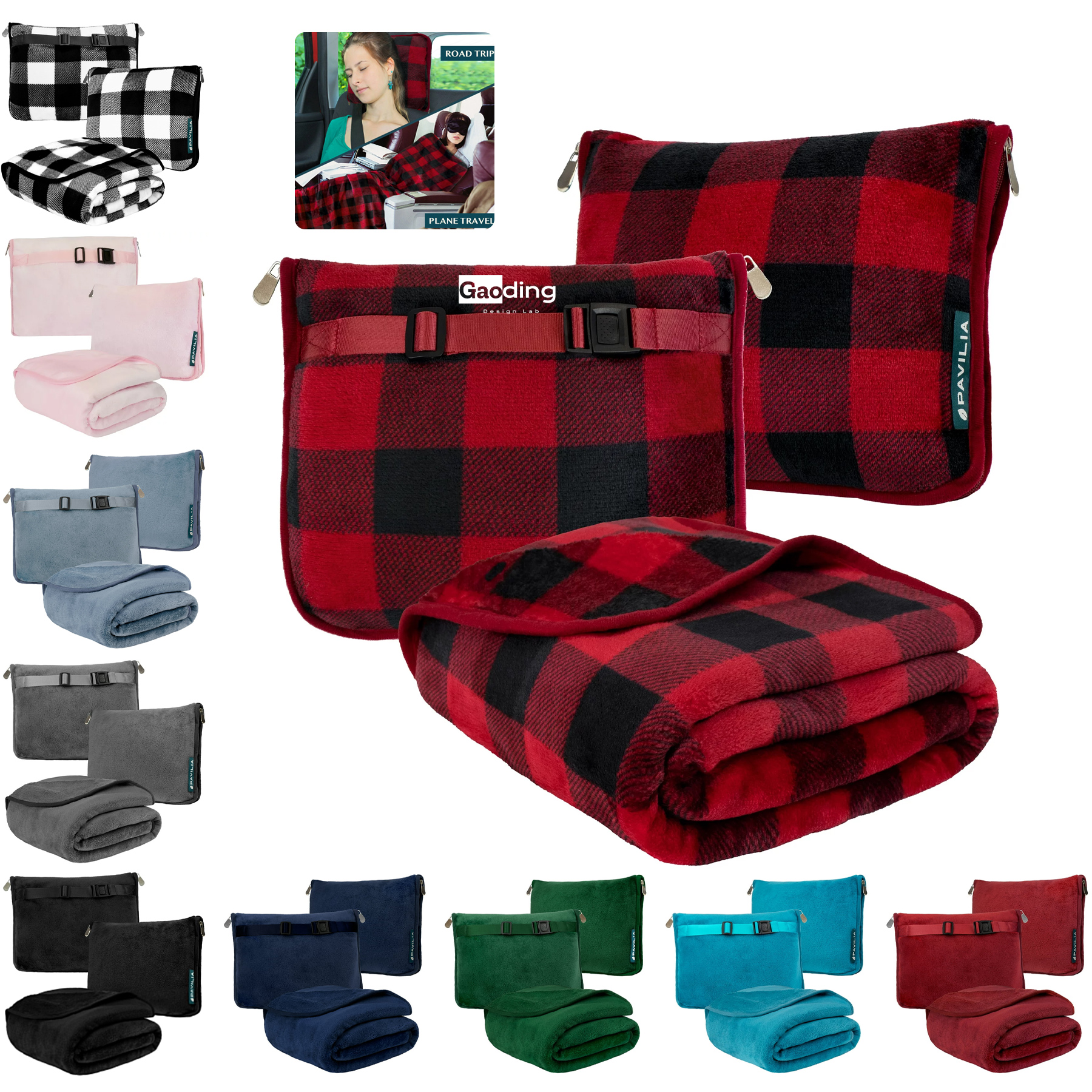 2-IN-1 Travel Blanket Pillow 2