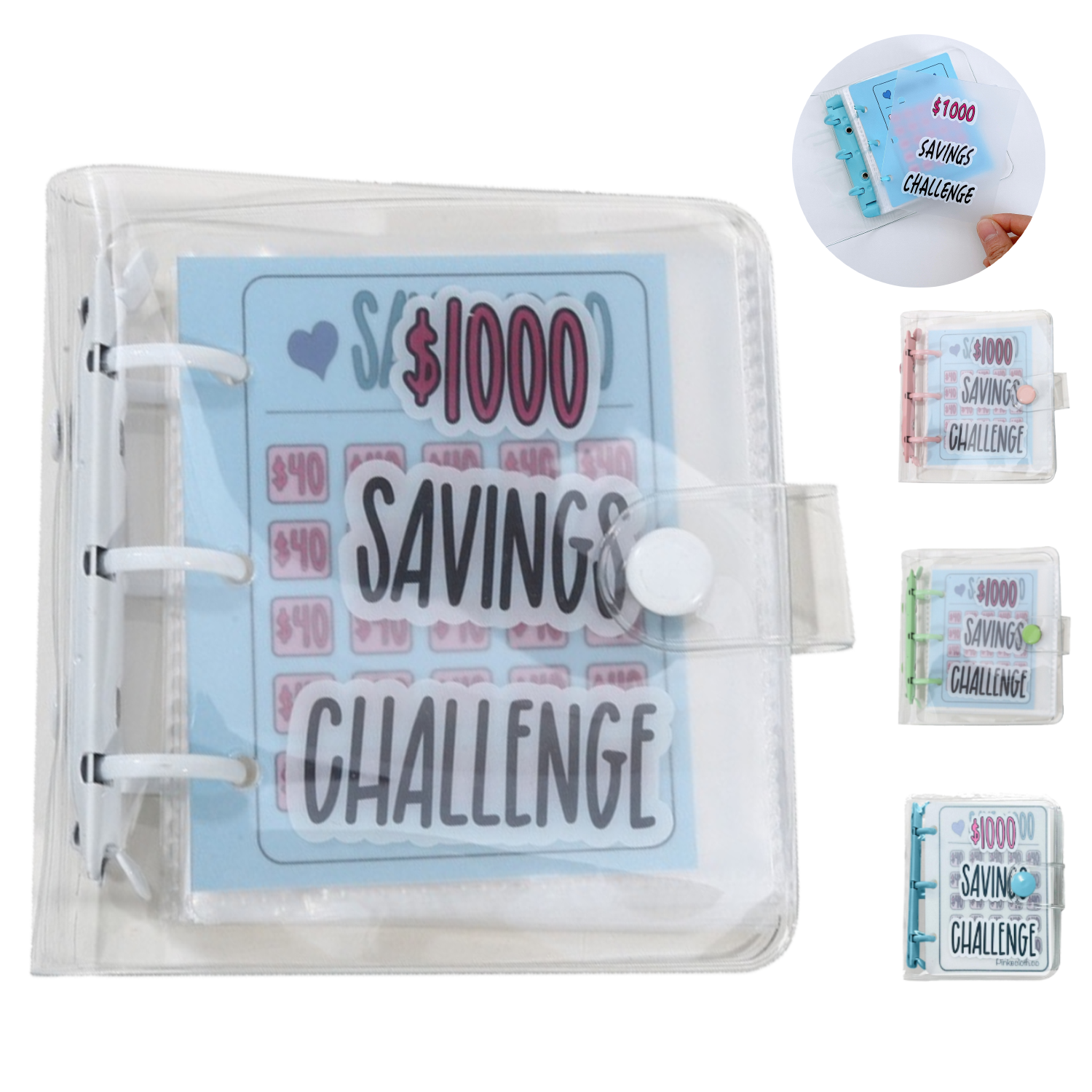 PVC Savings Binder Money Organizer 7