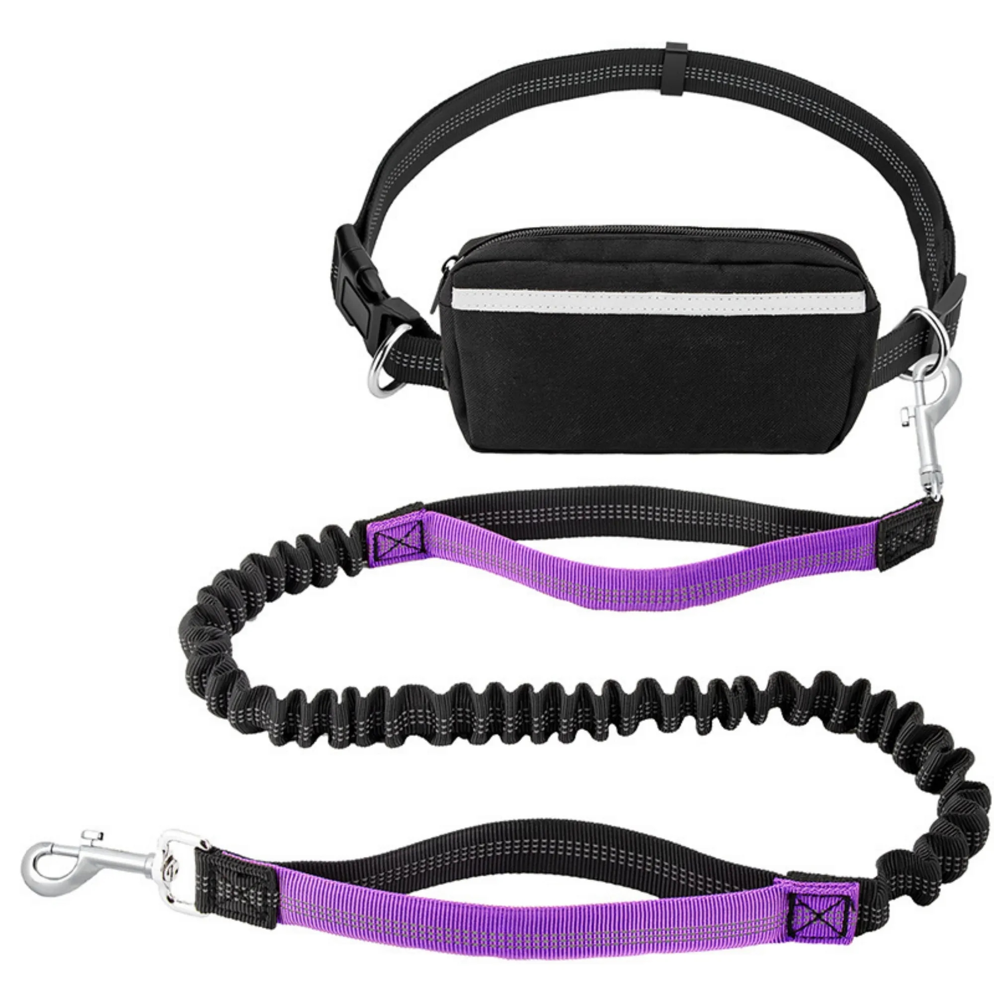 Multi-Functional Retractable Hands-Free Leash Waist Bag 2