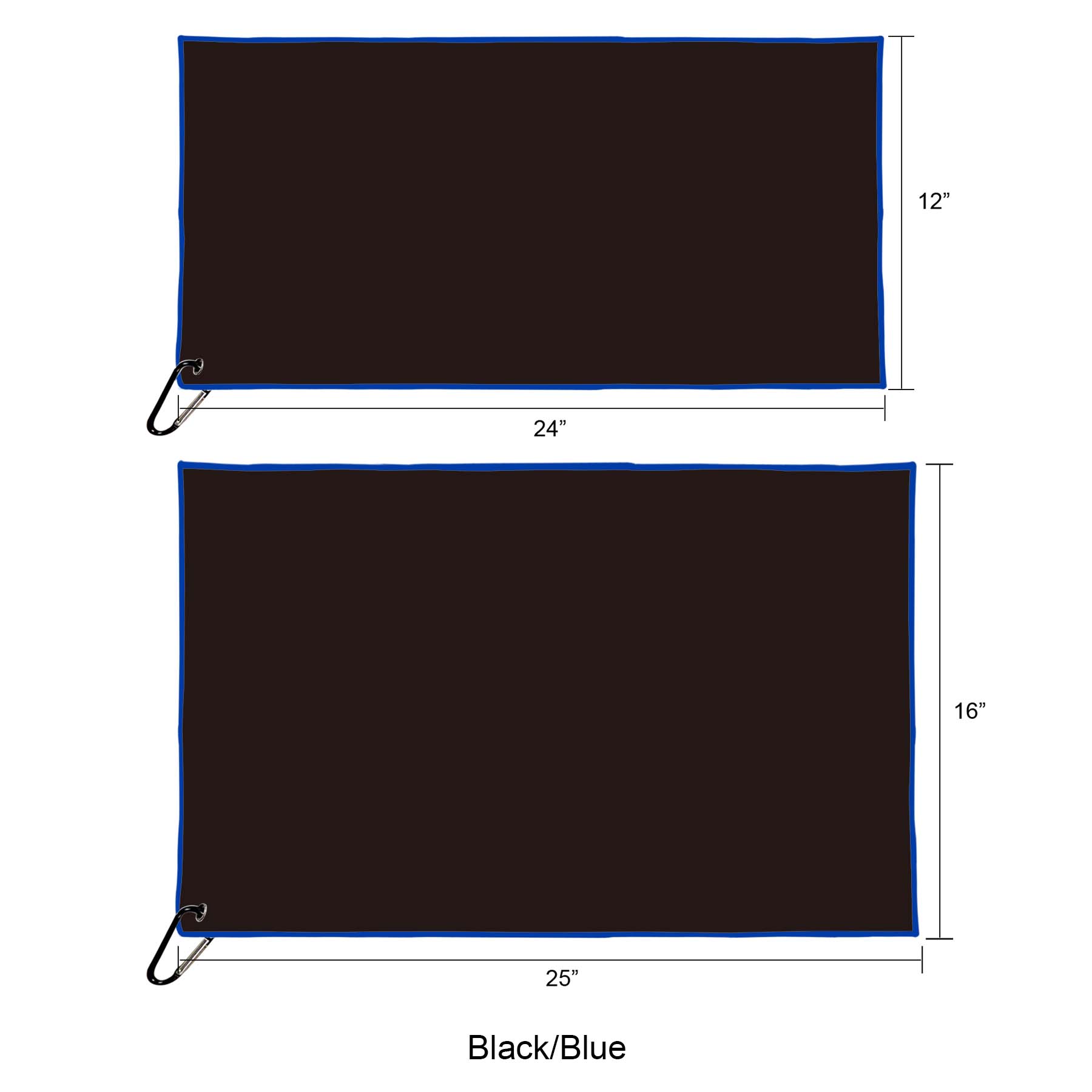 Free Shipping Full Color 200gsm Seude Microfiber Golf Towel 28