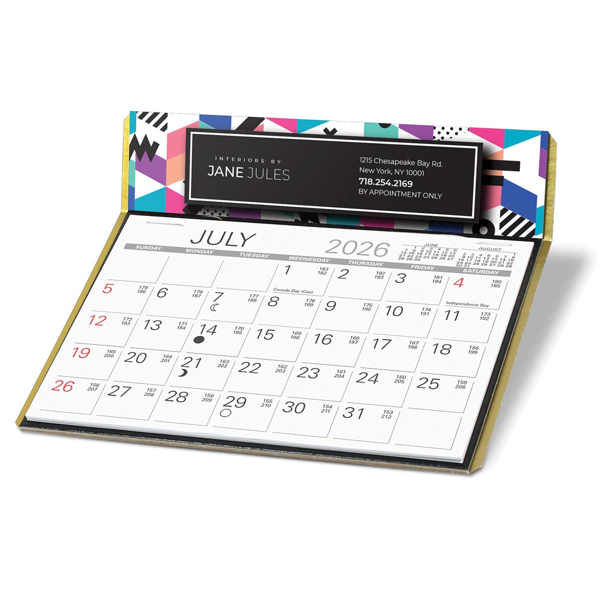 4-Color Imprint Desk Calendar 1