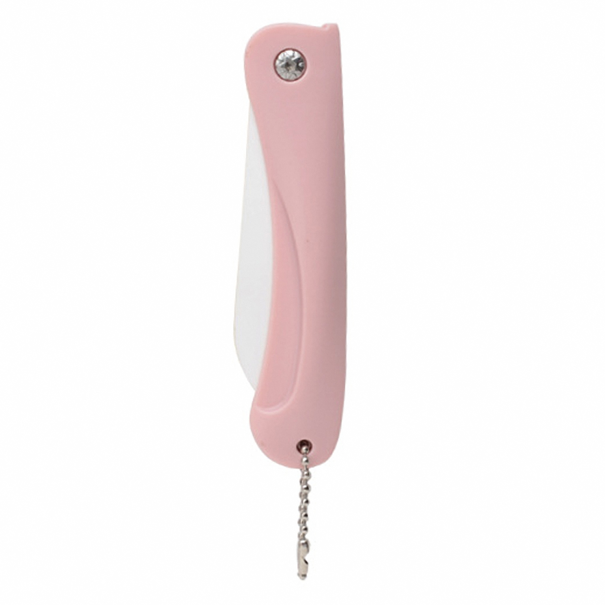 Compact Foldable Ceramic Pocket Knife with Keychain 3