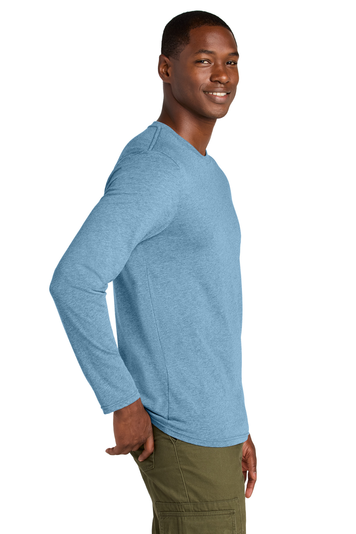 District Perfect Weight CVC Long Sleeve Tee DT185 20