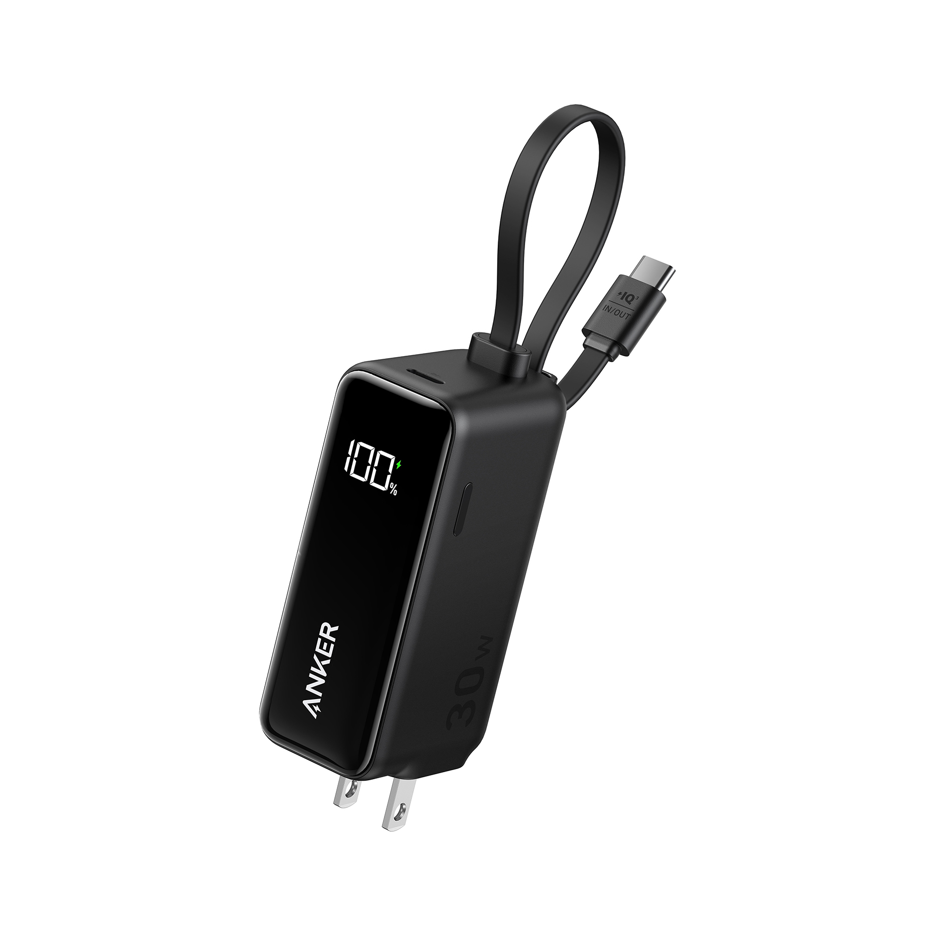 Anker 3-in-1 Power Bank (30W, Fusion, Built-In USB-C Cable) 2