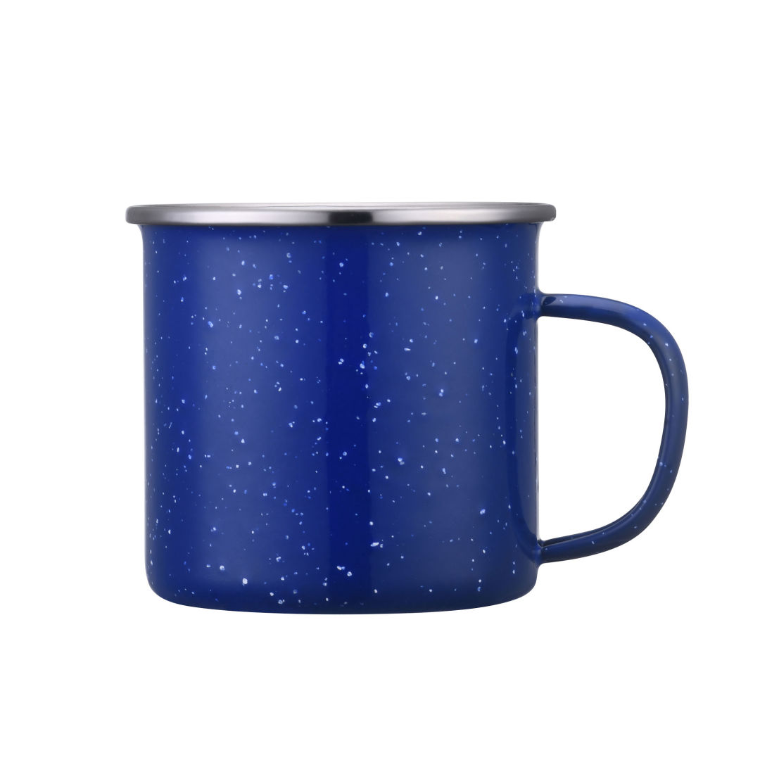 Wren Enamel Mug w/SS Rim - 16oz 16
