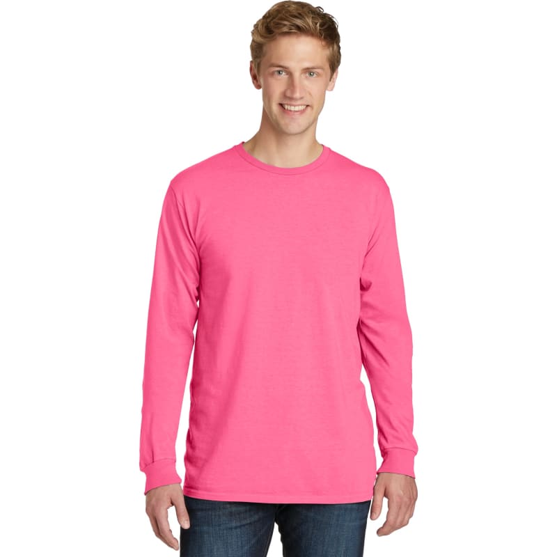Port & Company Beach Wash Garment-Dyed Long Sleeve Tee 50