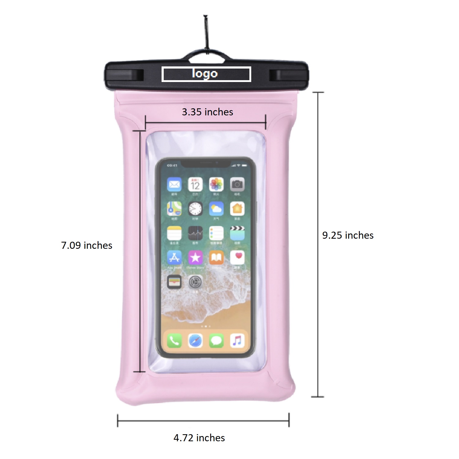 IPX8 Waterproof Floating Smartphone Pouch with Lanyard 4