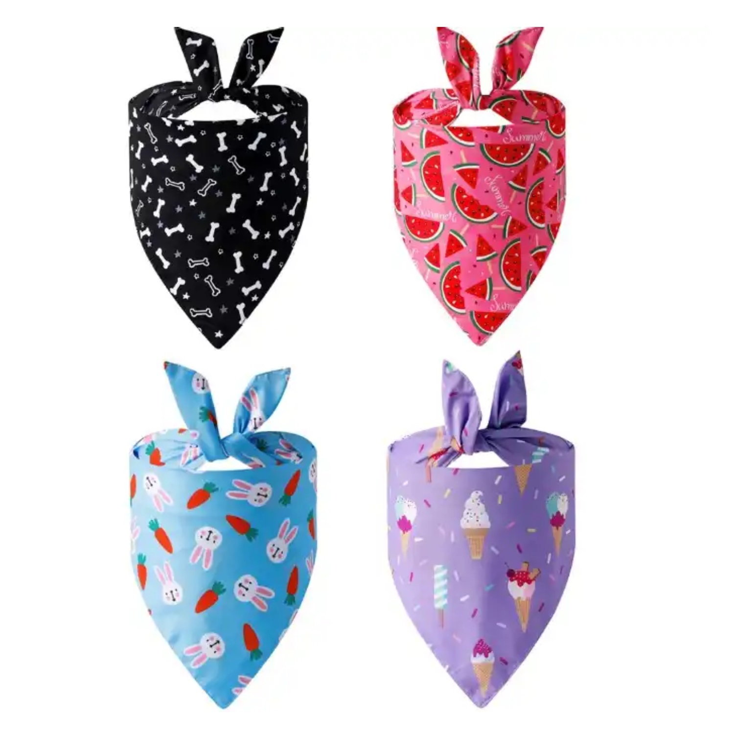 Triangle Style Polyester Pet Bandana 6