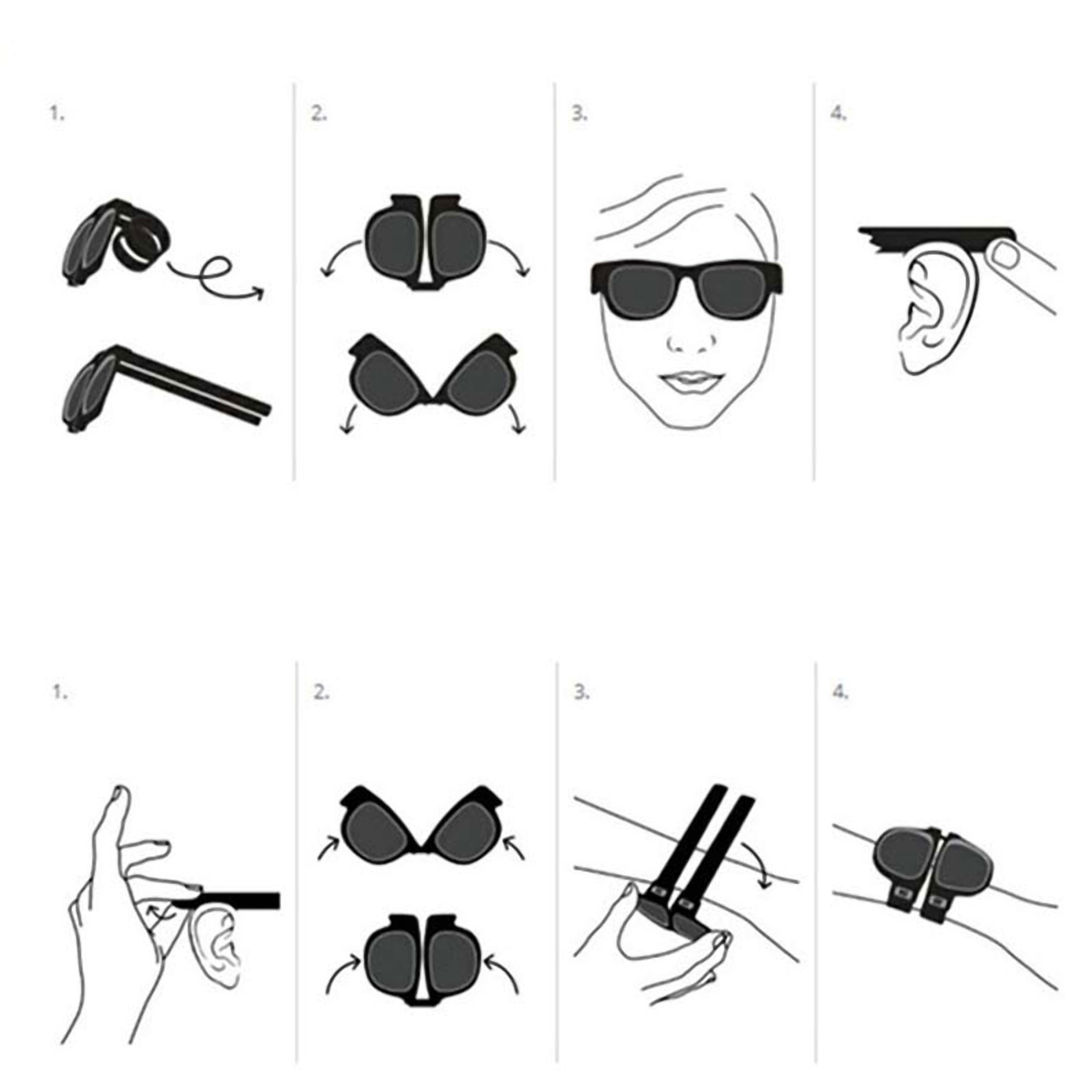 Adult Foldable & Snappable Sunglasses 4