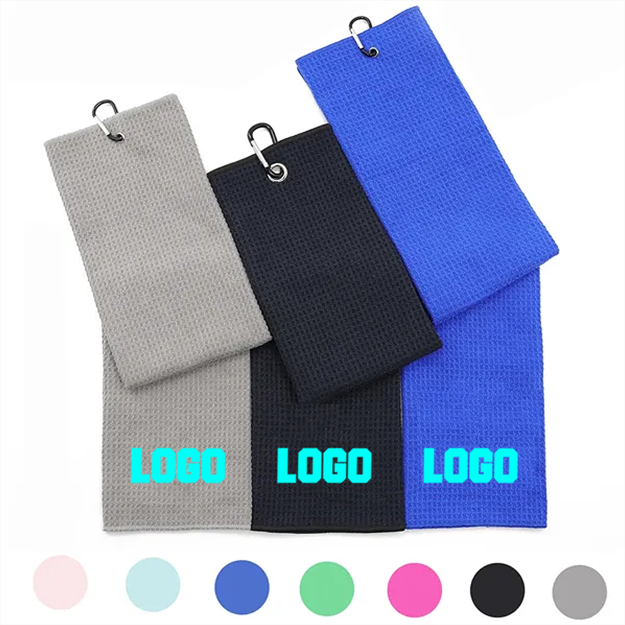 Microfiber Golf Towel with Clip 2