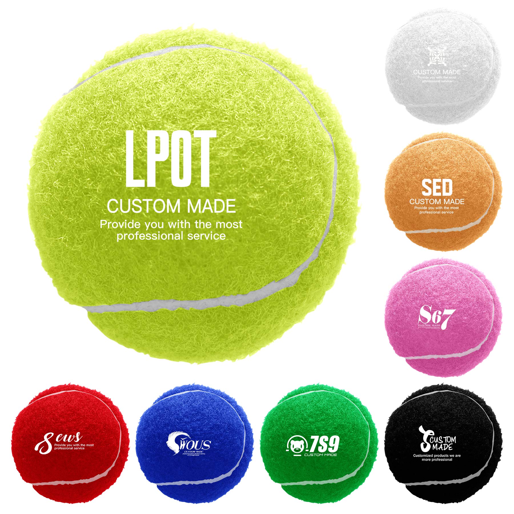 Bite Resistant Rubber Tennis Ball 2